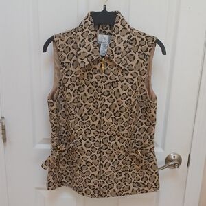The Travel Collection Leopard Print Sleeveless Top/Vest